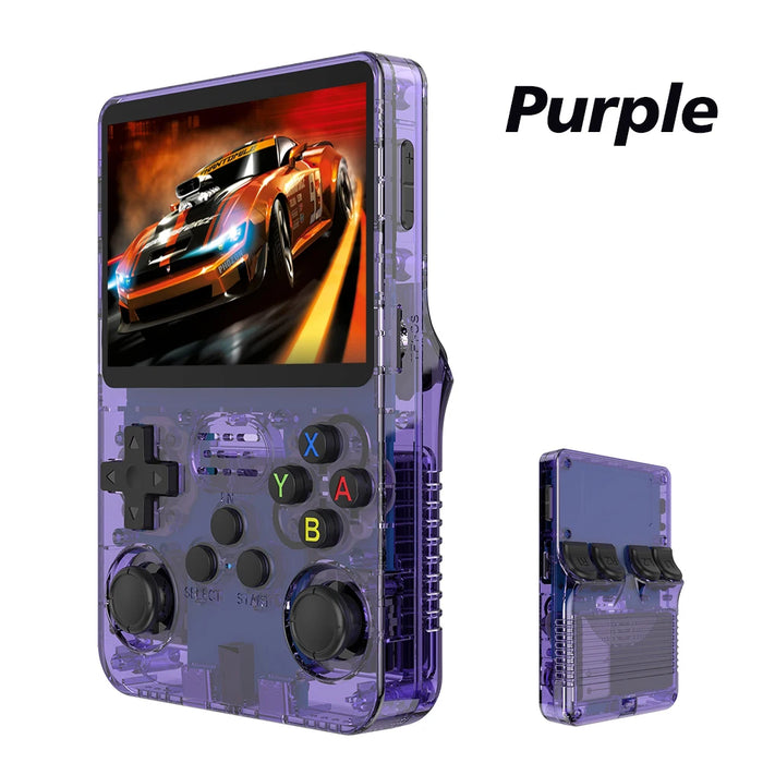 Console de jeu portable rétro Open Source BOYHOM R36S avec écran IPS de 3,5 pouces et stockage de 64 Go