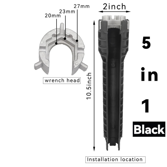 8-in-1-Spültischmischerschlüssel für Installation und Reparatur