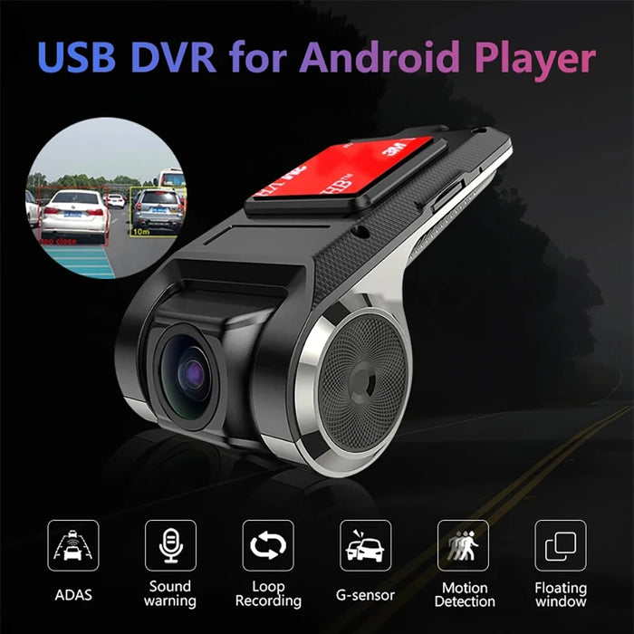 Auto DVR Dash Cam Full HD 1080P Für DVD Android Player ADAS LDWS Navigation Gerät Auto Audio Voice Alarm video Aufnahme