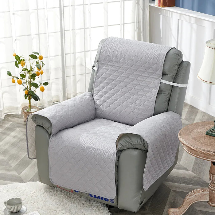 Housse de canapé matelassée pour fauteuil inclinable - Protection pour animaux et enfants avec fonction antidérapante