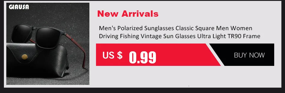 Men's Classic Polarized Sunglasses - Stylish and Elegant for Driving, Fishing, and Outdoor Activities