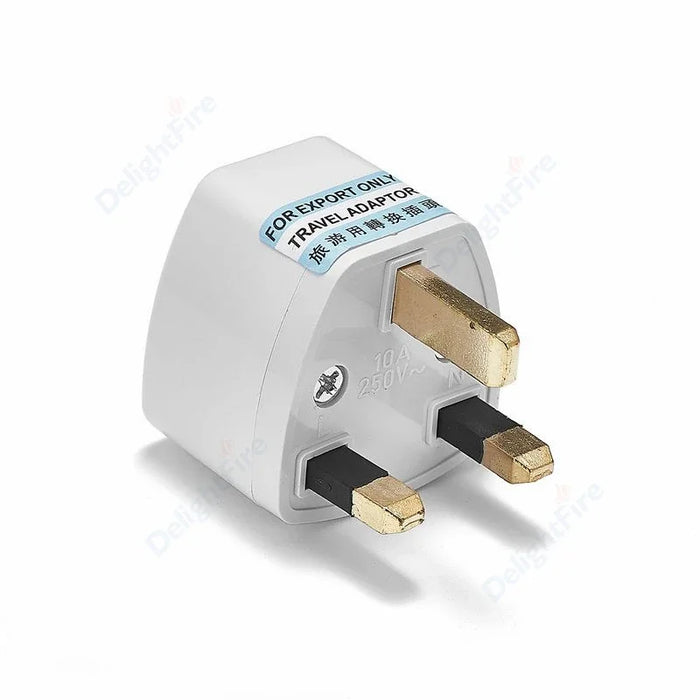 Adaptateur de prise universel UK pour voyage-adaptateur secteur US/EU/AU vers UK avec prise de courant et convertisseur