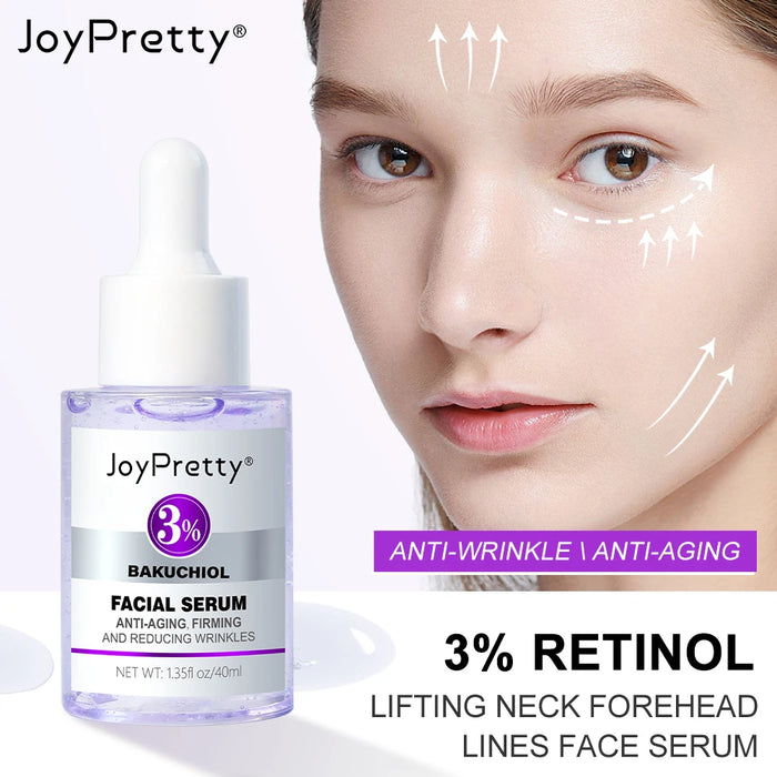 Retinol-Serum für das Gesicht mit Kollagen und Hyaluronsäure – Lifting gegen feine Linien und Alterung, 40 ml