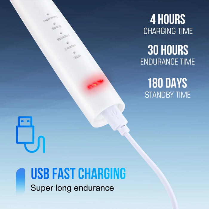 Cepillo de dientes eléctrico, Kit de blanqueamiento dental sónico, limpiador de dientes, herramienta de eliminación de sarro, cuidado bucal