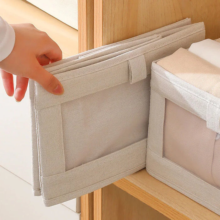 Clothing Storage Box - Closet Organizer for T-shirts, Jeans, and Underwear