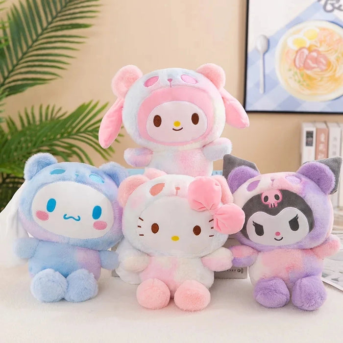 Sanrio 25Cm Anime Kuromid juguetes Kawaii Mymelody Cinnamoroll peluche suave Animal relleno muñeca almohada regalo de Navidad Decoración