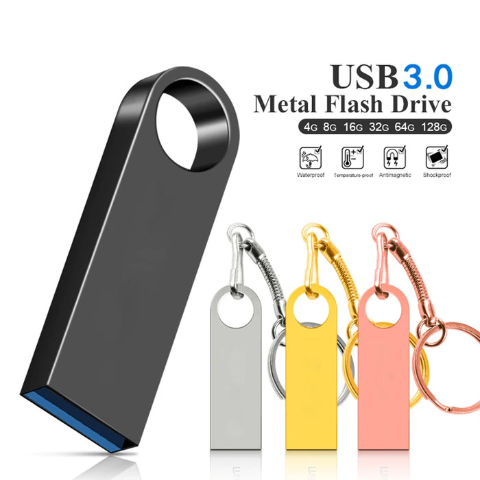 Clé USB 3.0 haute vitesse 128 Go 64 Go 32 Go 16 Go 8 Go Clé USB 3.0 Pen Drive