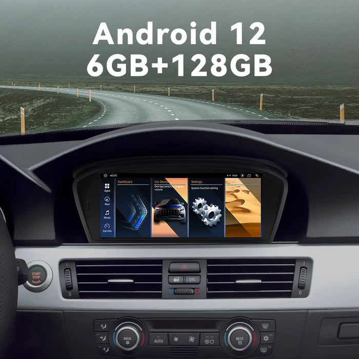 XONRICH 6GB 128GB Android 14 Autoradio für BMW 5 Series E60 E61 E63 E64 E90 E91 E92 E93 CCC CIC Multimedia CarPlay GPS Navigation