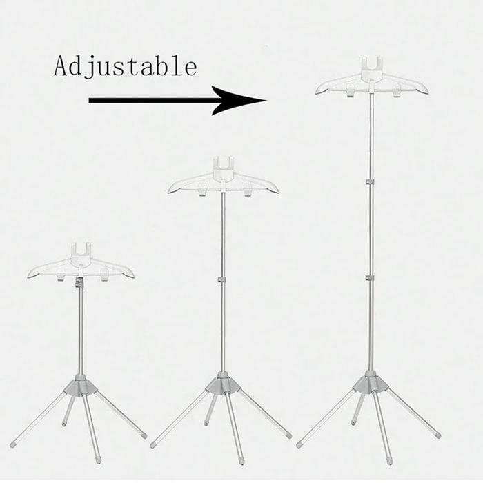 Teleskop-Dampfbügelständer 160 cm – verstellbarer vertikaler Bügelständer für Handdampfbügeleisen