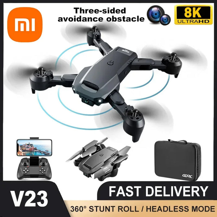 Xiaomi 4DRC V23 Mini Drohne 4K Professional mit 1080p Weitwinkel HD Dual Kamera Wifi Hindernisfreie Quadrocopter RC Drohne Geschenk