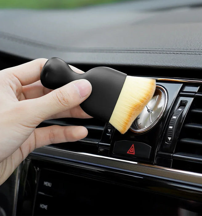 Cepillo de limpieza del aire acondicionado del coche para limpieza de salida de aire - Cepillos de eliminación de polvo para el interior del coche