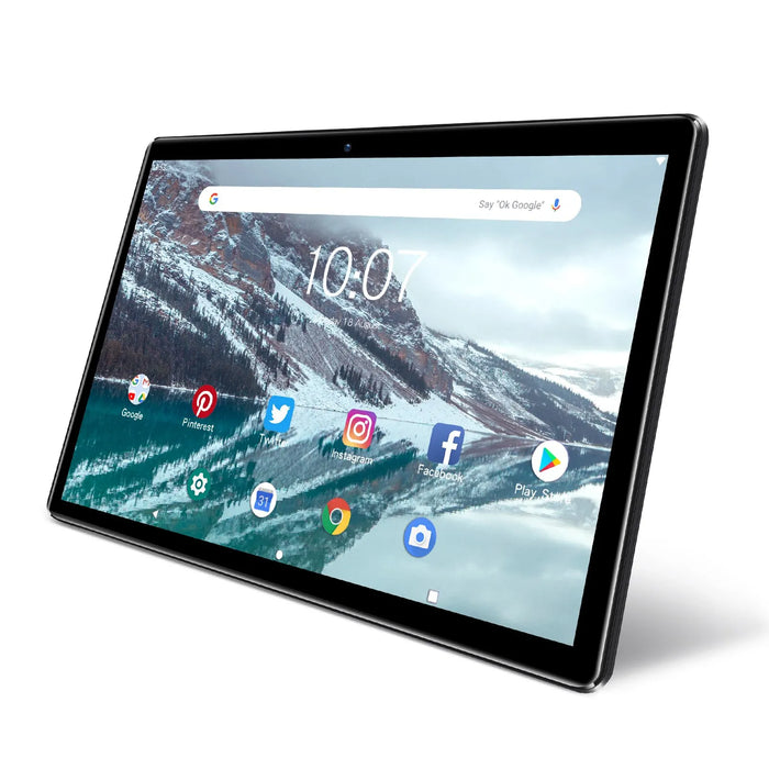 PRITOM 10-Zoll-Tablet mit SIM-Kartensteckplatz, Android 10, 64 GB, Quad-Core-Touchscreen, WLAN, GPS und 3G-Telefonanrufe