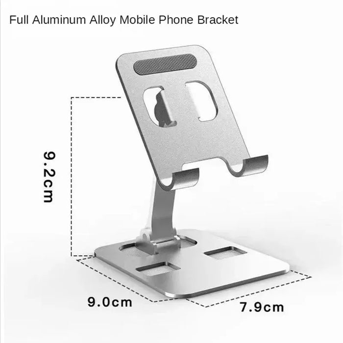 VIKEFON Soporte Plegable Ajustable para Tablet en Aluminio para iPad - Soporte Portátil para Teléfono Móvil en el Escritorio