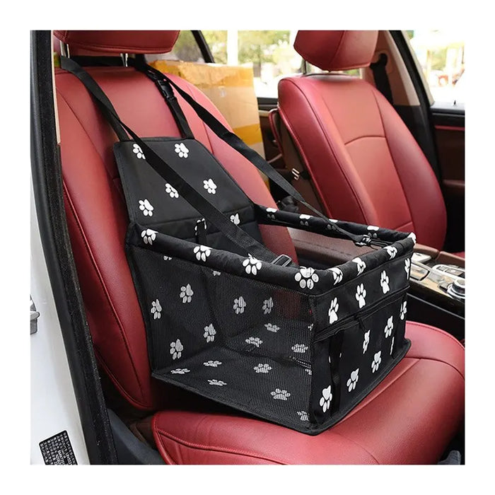 Asiento de coche para perros de alta calidad: cinturón de seguridad plegable y estable para cachorros, ¡perfecto para viajar!