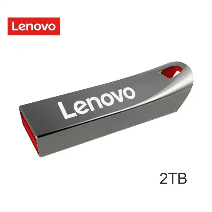 Lenovo-unidad Flash de Metal USB 3,0, 2TB, Pendrive de alta velocidad, 1TB, 512GB, 256GB, unidad Usb portátil, resistente al agua