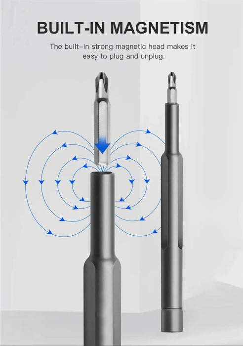 Jeu complet de tournevis de précision 63 en 1 avec embouts magnétiques pour la réparation d'iPhone, de montres et d'appareils photo