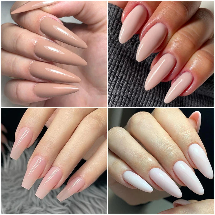 ERFÜLLEN ÜBER 8ML Schnelle Erweiterung Nagel Gel Lack Nude Milch Weiß Gel Nagellack UV Semi Permanent Nägel Kunst für Maniküre Werkzeuge