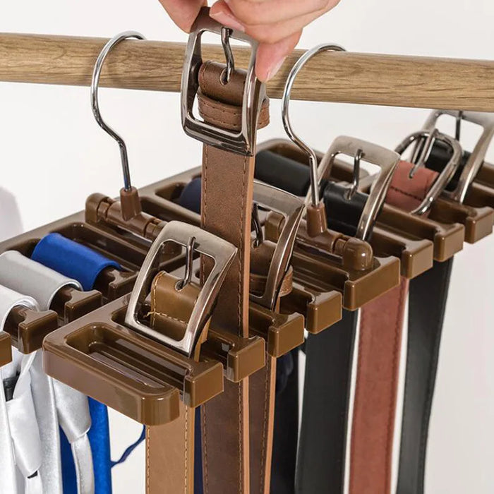 Close Neck Scarf Hanger – Drehbarer Aufbewahrungsständer für Schals und Accessoires im Haushalt