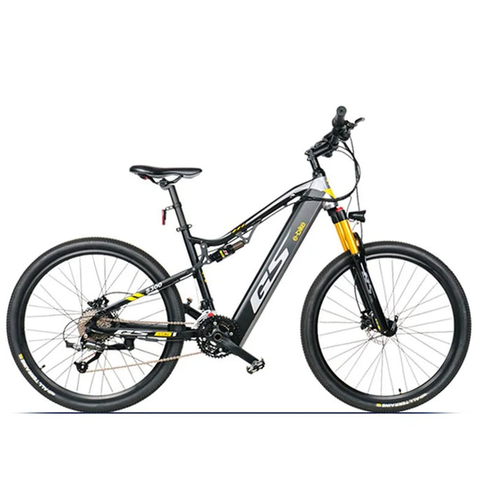 Bicicleta eléctrica GS 1000W 48V17AH con batería de litio, bicicleta de montaña eléctrica de 27,5 pulgadas con amortiguador delantero y trasero