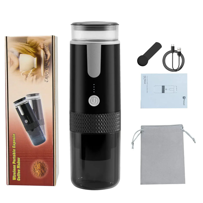 Cafetière portative sans fil pour la maison-petite Machine à expresso portative Rechargeable pour une utilisation en extérieur