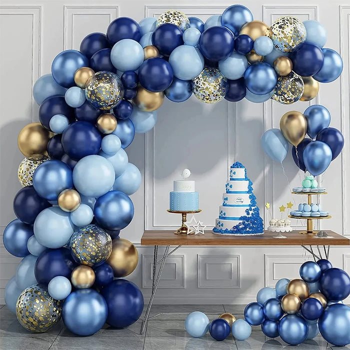 Kit de arco de guirnalda de globos para decoración de bodas y fiestas de cumpleaños para niños y adultos, bolas de látex para baby shower y revelación de género