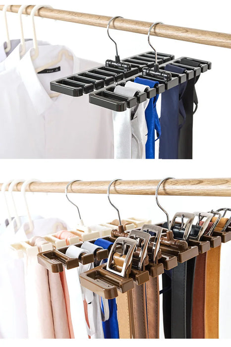 Close Neck Scarf Hanger – Drehbarer Aufbewahrungsständer für Schals und Accessoires im Haushalt