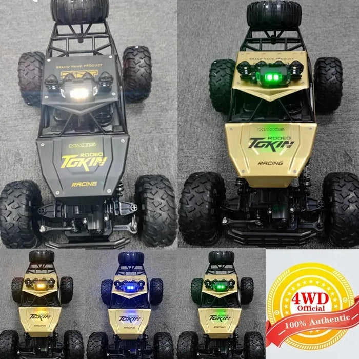 1:16 Ferngesteuertes Geländewagen mit LED – 4WD-Buggy für Kinder und Metallkonstruktion