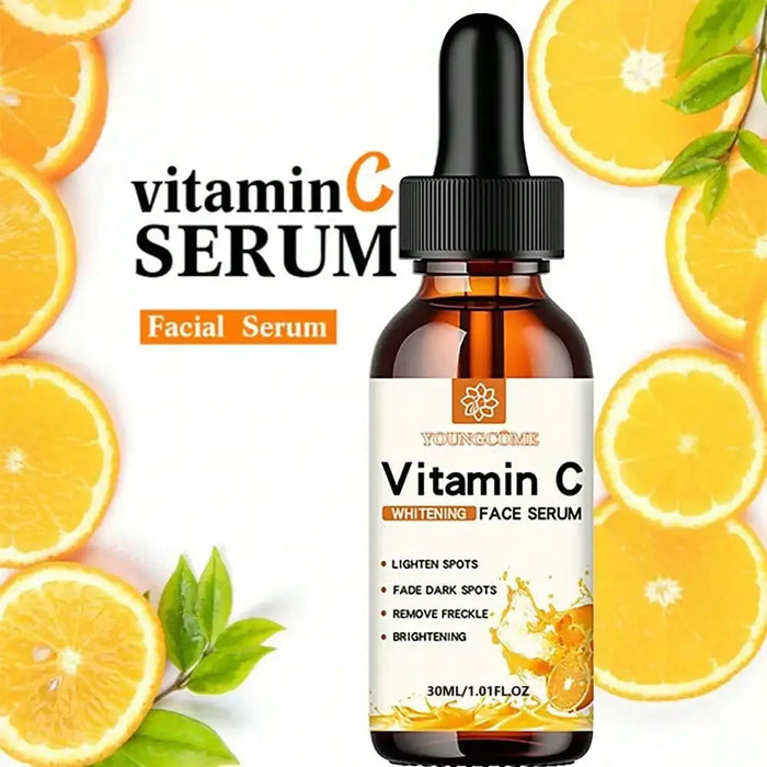 Vitamin-C-Gesichtsessenz mit Hyaluronsäure – Entferner dunkler Flecken, feuchtigkeitsspendend, reparierend und Anti-Aging – 30 ml