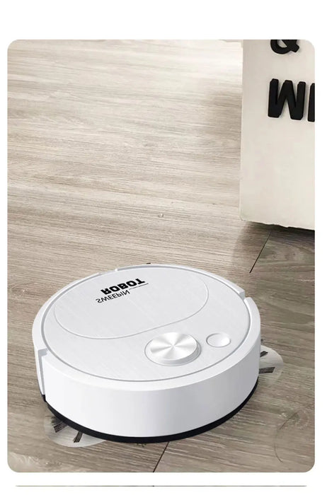 2024 Nouvel aspirateur robot sans fil 3 en 1 avec chargement USB - Nettoyage efficace pour la maison et le bureau avec fonction d'aspiration et de nettoyage de 1 500 Pa