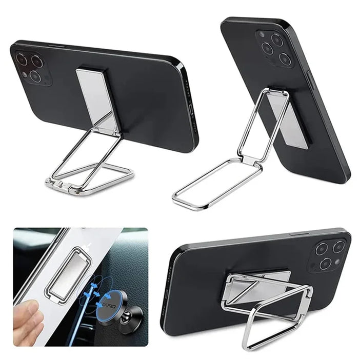 Rotation Foldable Stand Back Clip Bracket Phone Ring Holder Multi Angle Portable Desk Metal Finger Kickstand Adjustable Holder