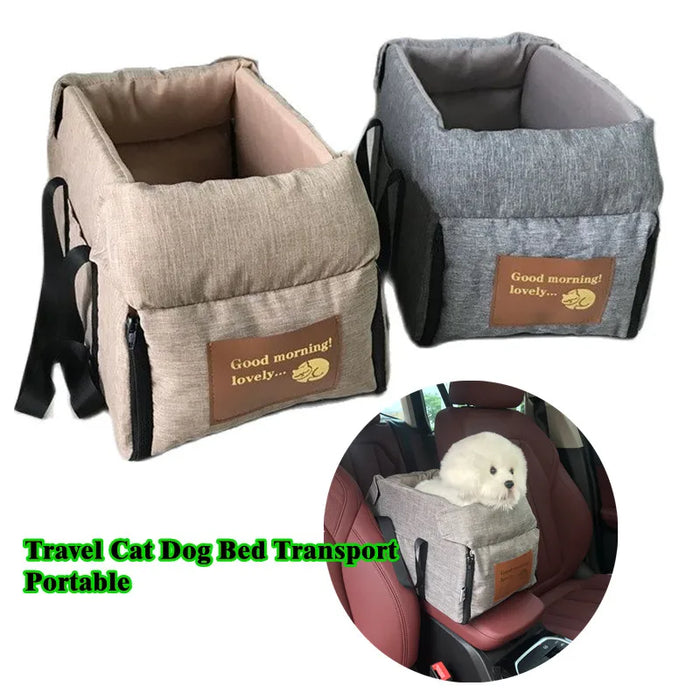 Lit de siège de voiture pour chien – Transport portable pour chats et chiens, sac de sécurité pour animaux de compagnie