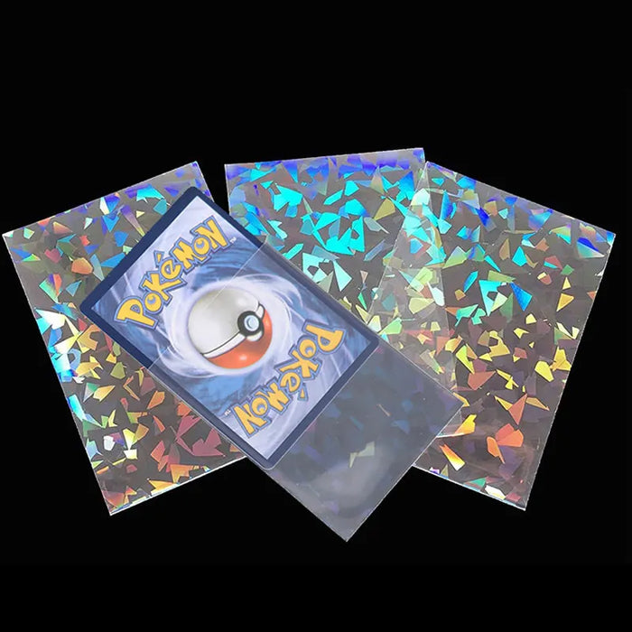 50 bolsillos protectores transparentes para tarjetas blandas, perfectos para tarjetas de Pokémon TCG, Yu-Gi-Oh y béisbol de 66*91mm