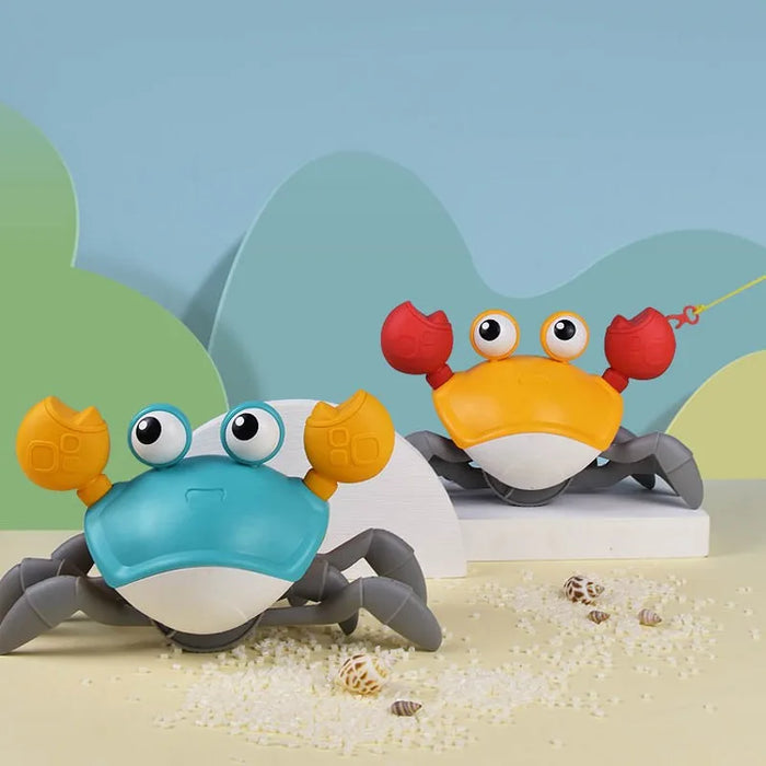 Dancing Crab Legetoy for Babies - Crabe rampant interactif avec musique et évitement automatique des obstacles