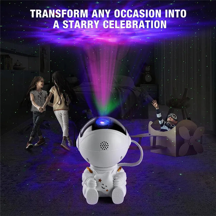 Astronaut Star Projector with LED Starry Sky Night Light for Kids' Rooms and Home Decor