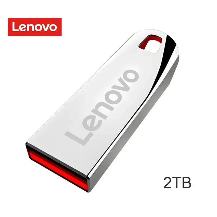 Clé USB Lenovo 3.0 en métal haute vitesse, 2 To/1 To/512 Go/128 Go, pour PC/ordinateur portable/PS4