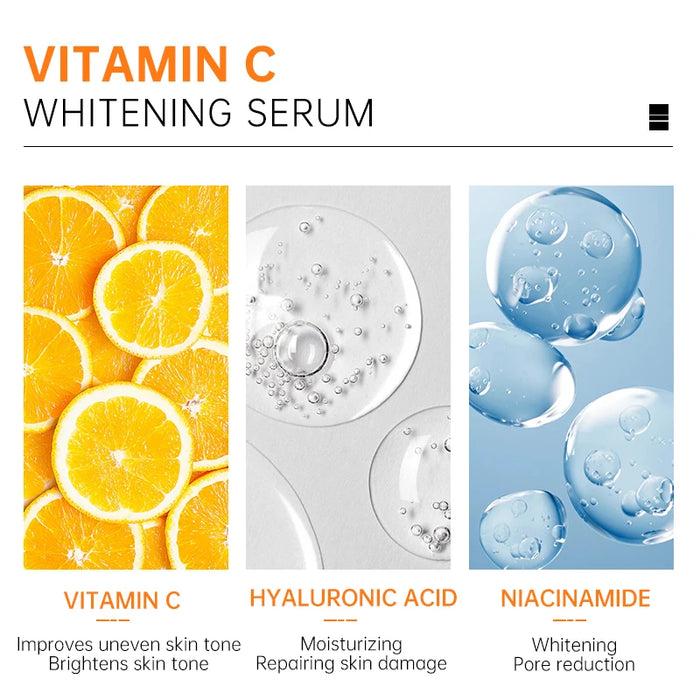 Vitamin C Serum for Face, Dark Spot Removal, Hyaluronic Acid - Skin Care, Korean Cosmetics