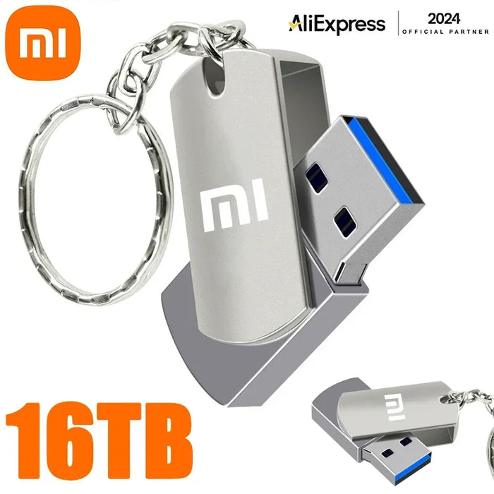 Xiaomi 2 TB Pen Drive USB-Sticks 1 TB Speicher Wasserdicht U Disk High Speed ​​USB 3.0 Datenübertragung Metall USB Memoria 512 GB