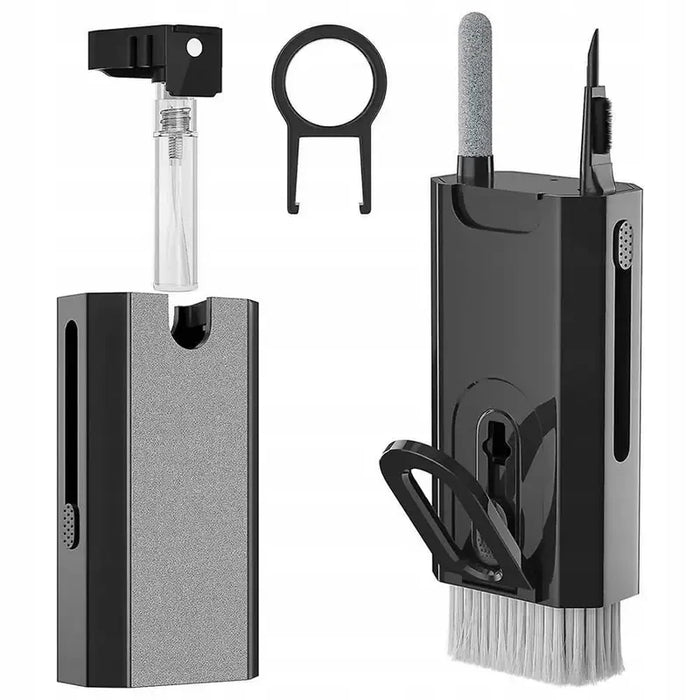 Kit de nettoyage de clavier 8 en 1 avec nettoyeur de casque et brosse pour AirPods, ordinateur, tablette, ordinateur portable, écran de télévision et téléphone portable