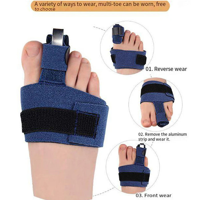 Toe Straightener and Protector for Hammer Toes, Curved Toes, and Misaligned Toes - Foot Support and Care Solution