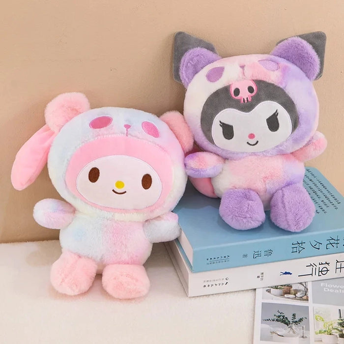 Sanrio 25Cm Anime Kuromid juguetes Kawaii Mymelody Cinnamoroll peluche suave Animal relleno muñeca almohada regalo de Navidad Decoración