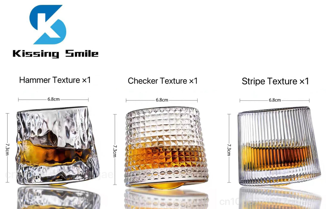 Verres à whisky créatifs et durables avec design tourbillonnant pour cocktails, vin, brandy et plus encore – Parfaits pour les fêtes et la détente.