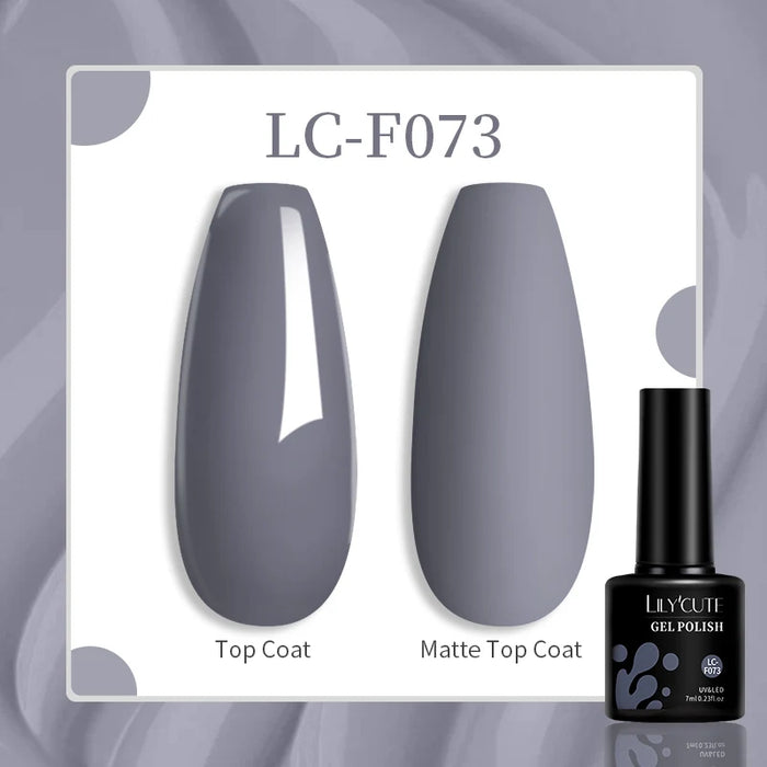 LILYCUTE 129 Farben 7 ml Nagel-Gel-Nagellack – semi-permanente Nagelkunst und Maniküre mit Soak-Off-LED-UV-Gel-Nagellack