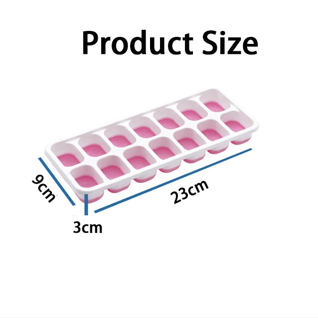 Moule à glace en silicone à 14 compartiments – Moule à glace flexible et durable pour bar, pub et maison