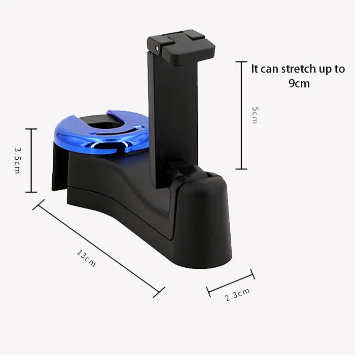 Soporte multifuncional para teléfono móvil montado en el asiento trasero del coche, gancho para reposacabezas del asiento trasero, soporte de almacenamiento colgante para teléfono de coche