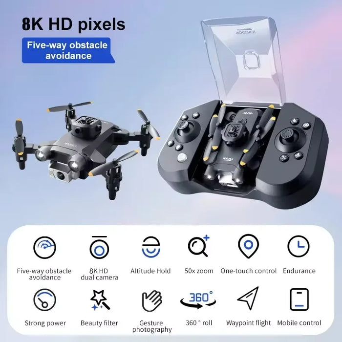 XIAOMI Mijia 4DRC V30 Mini Drone 5G 8K HD Cámara dual GPS FPV Detección de obstáculos de cinco lados profesional RC 10000M