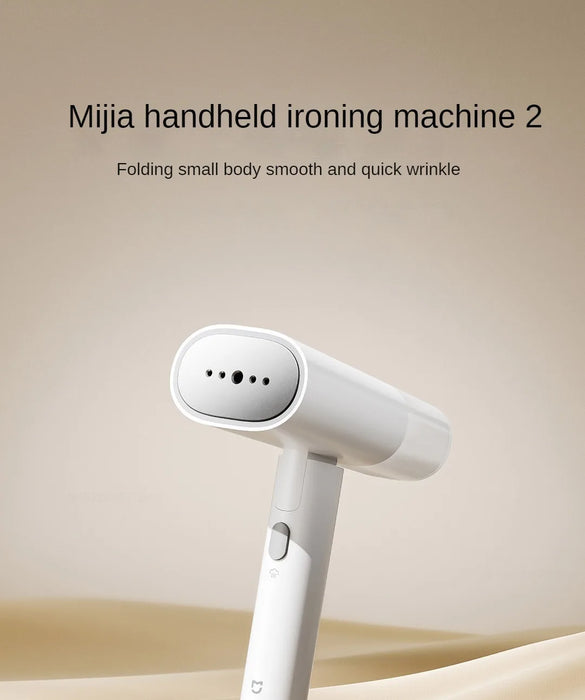 Xiaomi Mijia Vaporizador de ropa portátil plegable 2 - Plancha de vapor portátil para el hogar y viajes con eliminación de ácaros