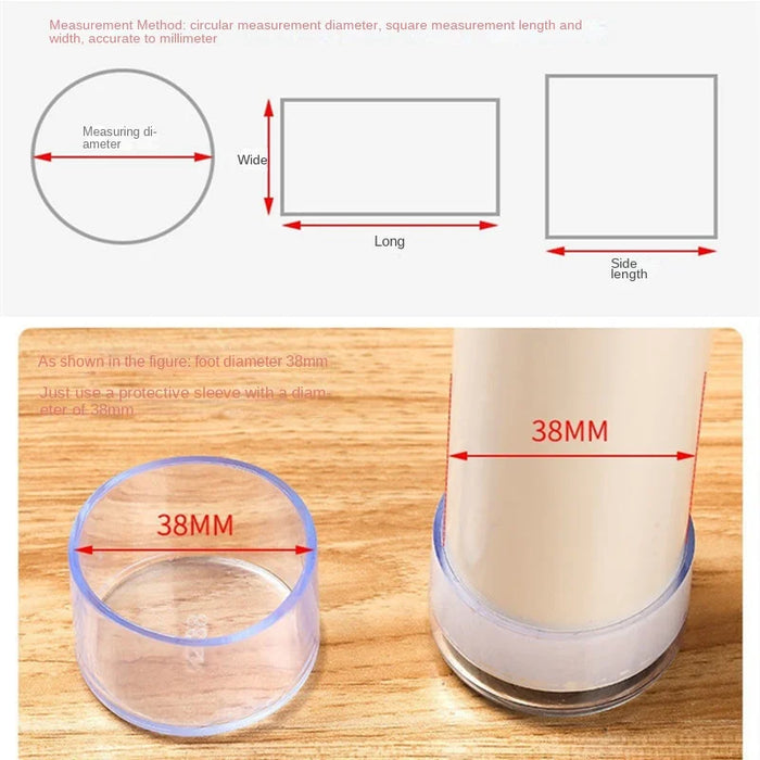 8/16 Stück Stuhlbeinkappen, Gummifüße, Schutzpolster, Möbel, Tischschutz, Socken, Steckerschutz, Möbel-Nivellierfüße, Heimtextilien