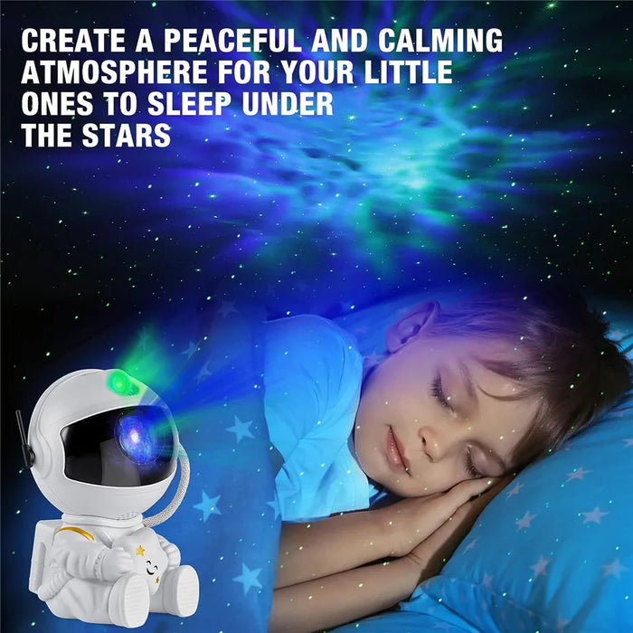 Astronaut Star Projector with LED Starry Sky Night Light for Kids' Rooms and Home Decor