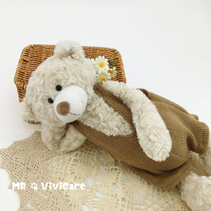 Nueva Llegada 34 CM Lindo Oso de Peluche de Peluche de Juguete de Peluche Animal Suave Con Ropa Muñecas Kawaii Para Niños Bebé Niños Regalo del Día de San Valentín