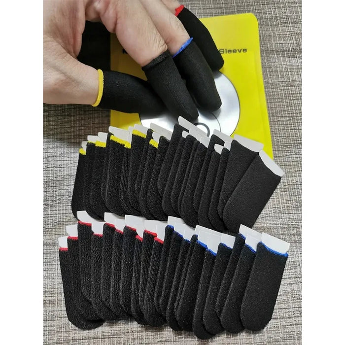 20er-Pack Anti-Schweiß-Fingerabdeckungen für mobiles Gaming – Daumenhandschuhe für bessere Steuerung in PUBG und anderen Spielen